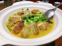 金汤芥菜卷-雅和睿景·商务宴·风味土窑鸡(花博汇店)