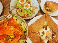 鸡蛋蘑菇熏肉荞麦可丽饼-RAC BAR(安福路店)