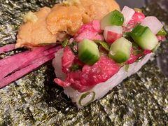 海胆生牛肉手卷-老乾杯和牛烧肉(王府中环店)