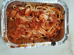 韩式鲜鱿鱼大虾面-尊宝比萨(江南豪园店)