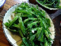 炒四角豆-霞姐屯昌枫木香草鸭店(海螺店)
