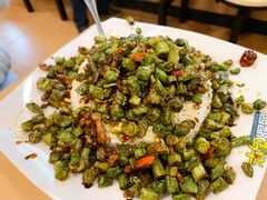 芽菜四季豆饭-西部马华清真兰州牛肉面·烧烤夜市(关东店)