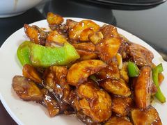地三鲜-回头客餐厅·家的味道农家菜·虹鳟鱼·铁锅炖(雁栖湖店)