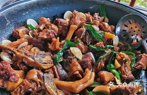 Steamed White Clam with Green-Headed Duck