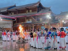 -摩梭传统篝火晚会