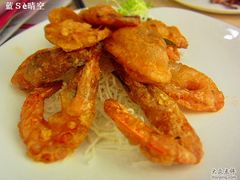 咸蛋黄焗河虾-唐宫海鲜舫