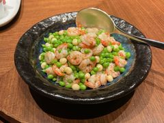 鸡头米拌小蜜豆赤米虾-新荣记(湾仔店)