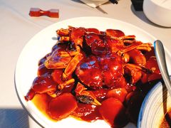 毛蟹炒年糕-屋里厢上海菜馆