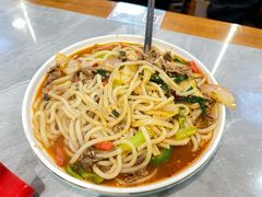 新疆炒米粉-河州春清真西北特色美食(虎踞路店)