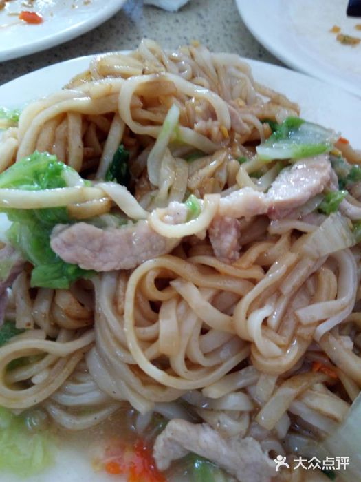 无名小吃店炒湿粉图片