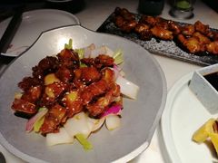 蒜香蜜汁排骨-绿茶餐厅(西湖银泰百货店)
