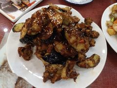 焦糖茄子牛肉粒-桃子餐厅·天津菜(红星路直营店)