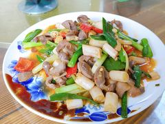 藕带炒鸡杂-花悦农庄 | 烧鸡·竹筒饭(沙迳高沙温泉香溪堡店)