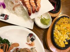 烤大虾-青瓦餐厅·生鱼片·韩园烤肉(西塔店)