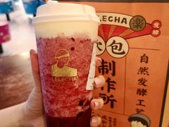 车厘子酪酪-LELECHA乐乐茶(上海五角场万达广场店)