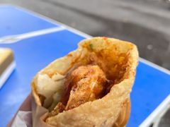 -小红车炸蛋葱油饼