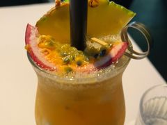 百香果雪梨水果茶-月芽·自由餐厅·西溪湿地餐厅