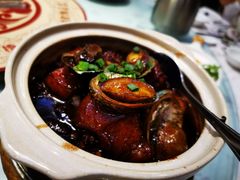 鲜鲍红烧肉-披云山庄
