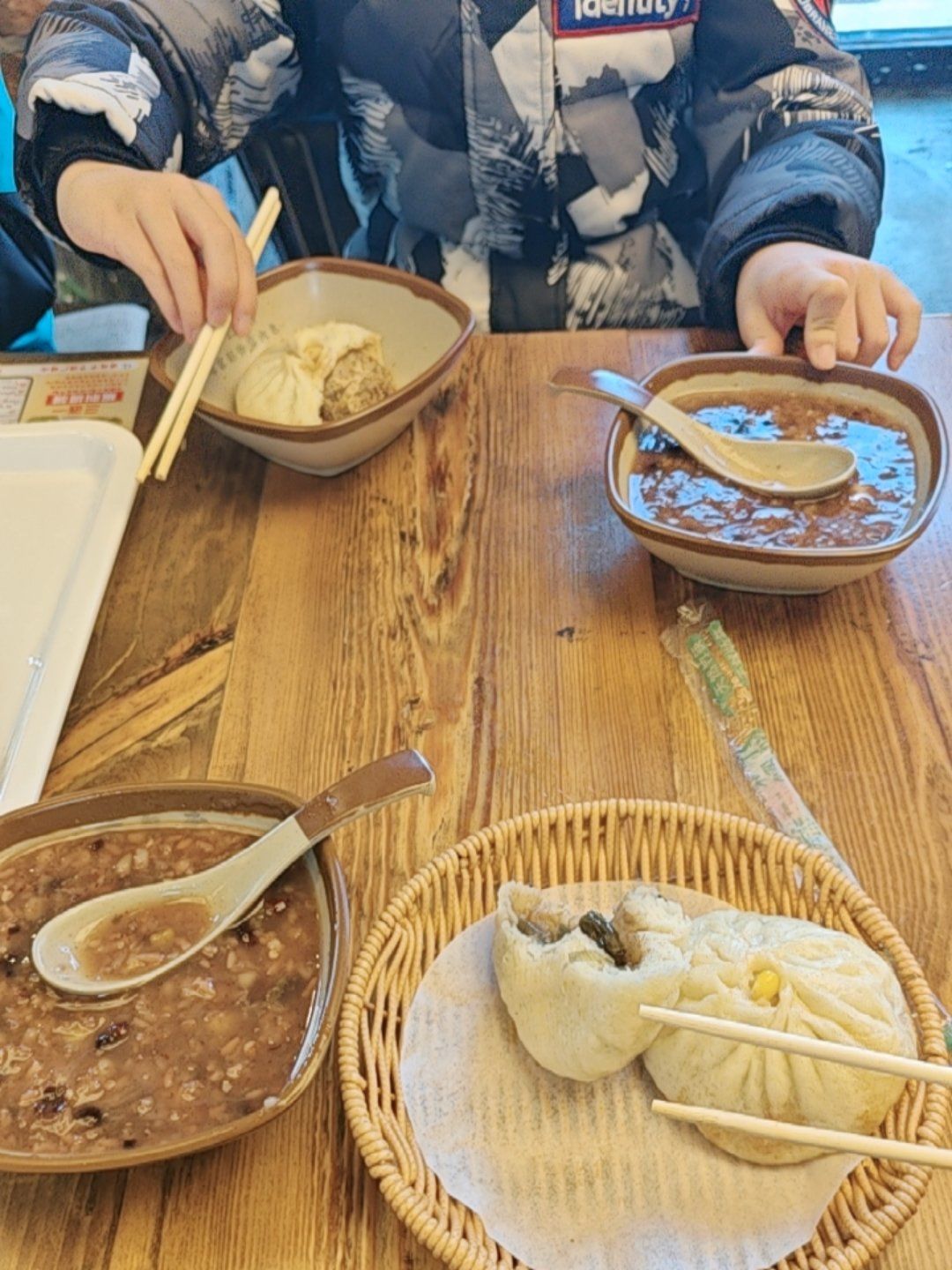 早上来吃的早餐,这里的早餐还是很丰盛的