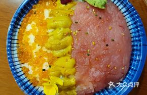 Sea Urchin Tuna Mousse with Salmon Roe