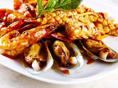 辣炒海鲜合盘-比尔森啤酒自助烤肉(红旗街店)