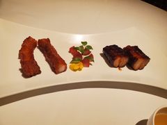 蓝莓柚肉捞黑叉烧-炳胜公馆(珠江新城店)