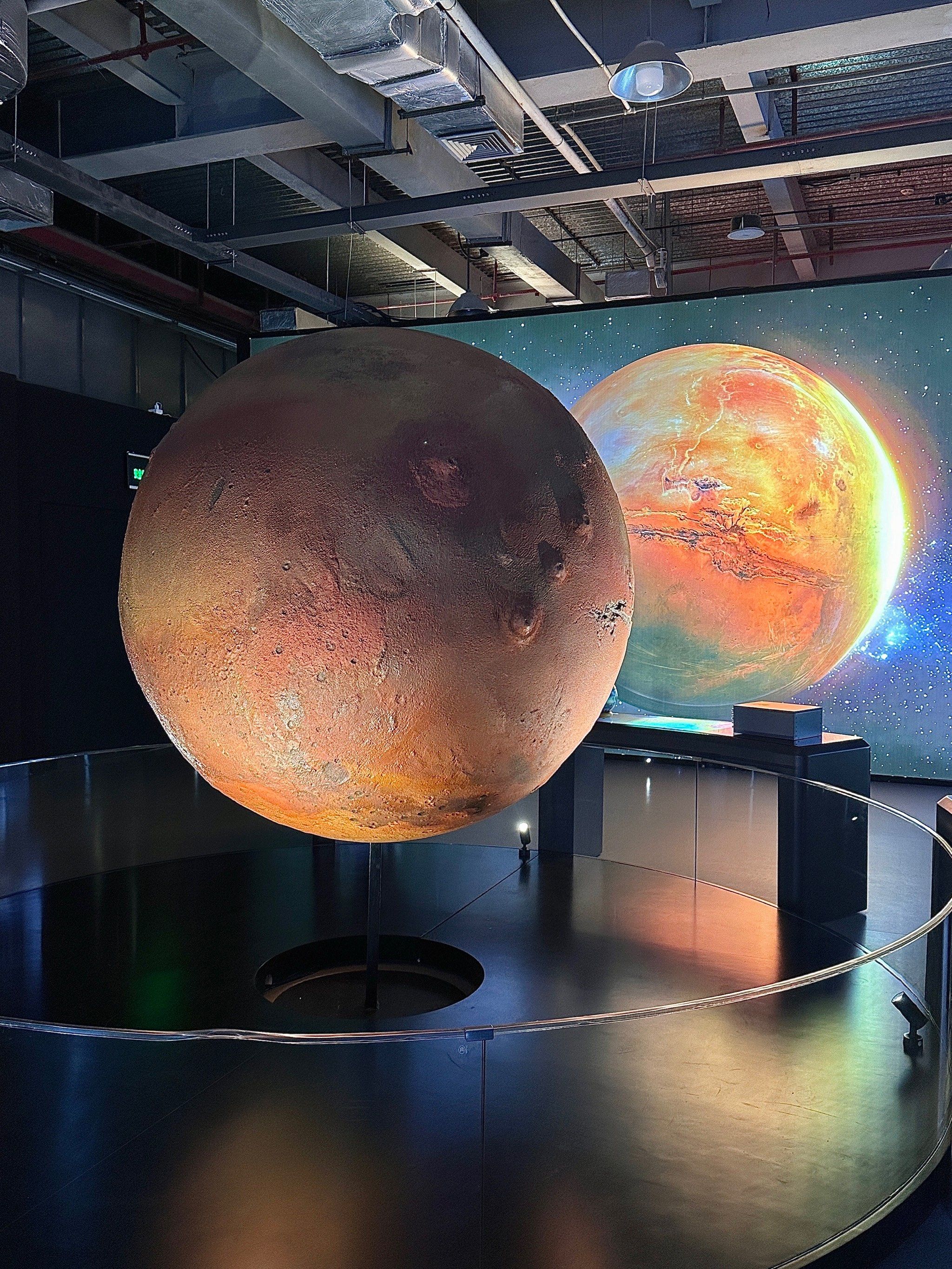 厦门科技馆火星展7115沉浸式跨星球体验!