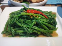 秘制虾酱炒空心菜-帕蓝·暹罗料理(曲阳店)