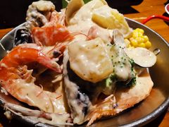 手抓海鲜蒜香奶油味-仓库南洋海鲜小排档(柳河路店)