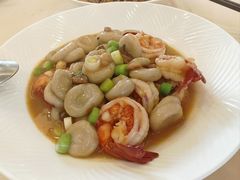 算盘子焖虎虾丸子-南海渔村·空中一号