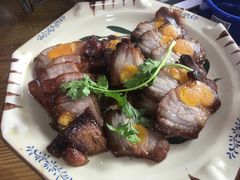 咸蛋黄叉烧-肥仔美食