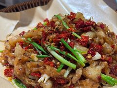 胸口朥牛油爆鸭掌筋-山也·私厨(岳麓店)