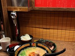 餐具摆设-一兰拉面(梅田阪急东通店)