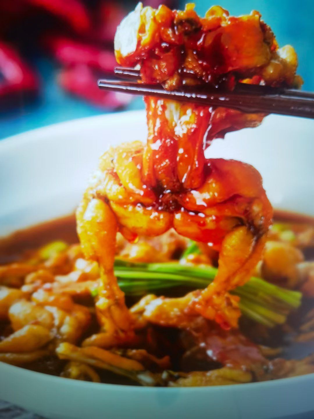 惹人馋嘴所以被称为馋嘴蛙,麻辣鲜香,肉质鲜嫩