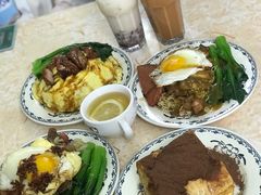 餐肉蛋捞丁-渔记茶餐厅(渔村店)