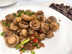 小炒口蘑-万柳阁小馆·花园餐厅(龙潭湖店)