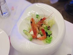 低温慢煮对白虾塔塔-悦禧耕岛酒店·指月坞餐厅·旺山特色农家乐