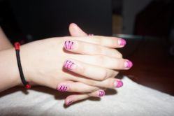 继星空甲的又一佳作！赞！-娃娃美甲wawa nail salon