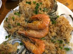 蒜蓉粉丝蒸生蚝-南海渔家•海鲜•正宗海南菜(海棠湾店)