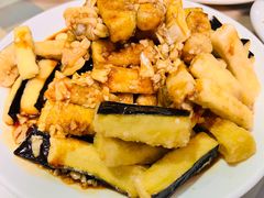 风味茄子拌蛤蜊-华春餐馆(鱼山路店)
