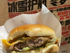 汁汁厚牛堡单人餐兑换券-肯德基(万象城店)