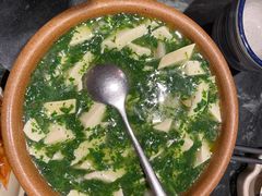 芥菜虾仁嫩豆腐-兰溪小馆(东直门簋街店)