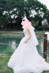-桃子造型婚纱礼服(凤起广场店)