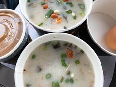 皮旦瘦肉粥-美心mx餐厅(友邦香港大楼店)