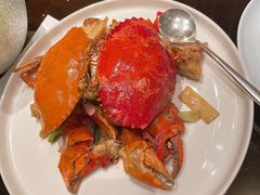 鸡油花雕蒸三门蟹-上海苏宁宝丽嘉酒店·嘉府壹号中餐厅