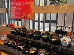 自助调料区-贰重天冰煮羊自助火锅(东坝店)