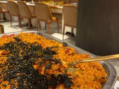 招牌海灵菇炒饭-老板娘的烤肉店(港湾广场店)