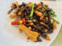 鸡枞菌炒猪颈肉-台山美食一绝阿四台山黄鳝饭(阿四创作店)