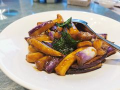 紫苏烤茄子-小厨娘淮扬菜(六合欢乐港店)