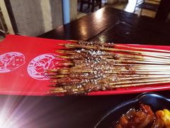 烤鸭肠-老表记广西宵夜螺蛳鸭脚煲(西大店)